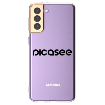 Picasee silikonový průhledný obal pro Samsung Galaxy S21+ 5G G996F - Picasee - new logo - black