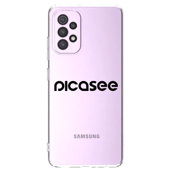 Picasee silikonový průhledný obal pro Samsung Galaxy A32 5G A326B - Picasee - new logo - black