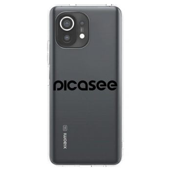 Picasee silikonový průhledný obal pro Xiaomi Mi 11 - Picasee - new logo - black