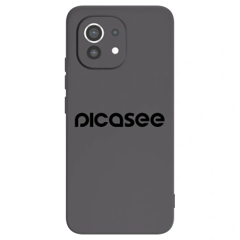 Picasee silikonový černý obal pro Xiaomi Mi 11 - Picasee - new logo - black