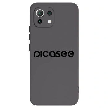 Picasee silikonový černý obal pro Xiaomi Mi 11 Lite - Picasee - new logo - black