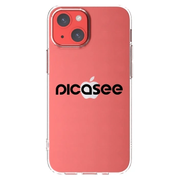 Picasee silikonový průhledný obal pro Apple iPhone 13 mini - Picasee - new logo - black