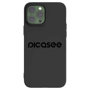 Picasee silikonový černý obal pro Apple iPhone 13 Pro Max - Picasee - new logo - black