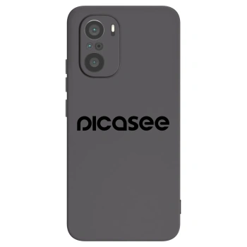 Picasee silikonový černý obal pro Xiaomi Poco F3 - Picasee - new logo - black