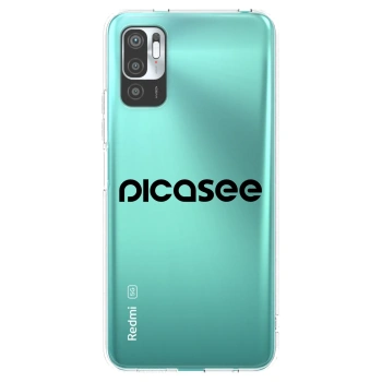 Picasee silikonový průhledný obal pro Xiaomi Redmi Note 10 5G - Picasee - new logo - black