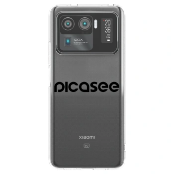 Picasee silikonový průhledný obal pro Xiaomi Mi 11 Ultra - Picasee - new logo - black