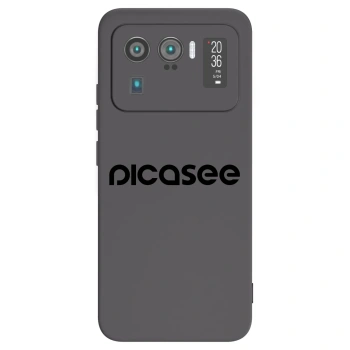 Picasee silikonový černý obal pro Xiaomi Mi 11 Ultra - Picasee - new logo - black