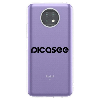 Picasee silikonový průhledný obal pro Xiaomi Redmi Note 9T - Picasee - new logo - black