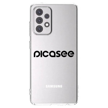 Picasee silikonový průhledný obal pro Samsung Galaxy A52s 5G A528B - Picasee - new logo - black