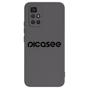 Picasee silikonový černý obal pro Xiaomi Redmi 10 - Picasee - new logo - black