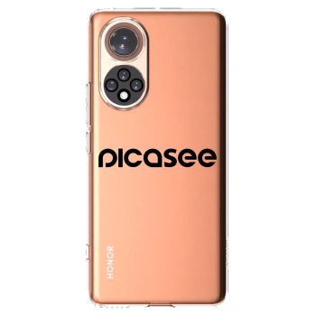 Picasee silikonový průhledný obal pro Honor 50 5G - Picasee - new logo - black