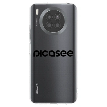 Picasee silikonový průhledný obal pro Huawei Nova 8i - Picasee - new logo - black