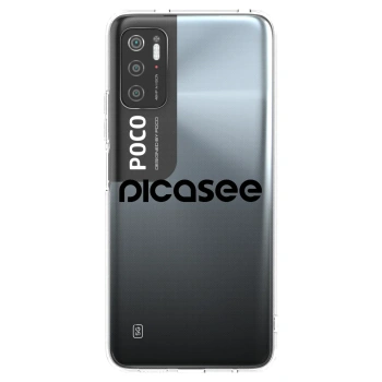 Picasee silikonový průhledný obal pro Xiaomi Poco M3 Pro 5G - Picasee - new logo - black