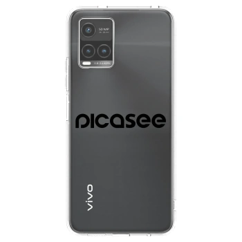 Picasee silikonový průhledný obal pro Vivo Y33s - Picasee - new logo - black