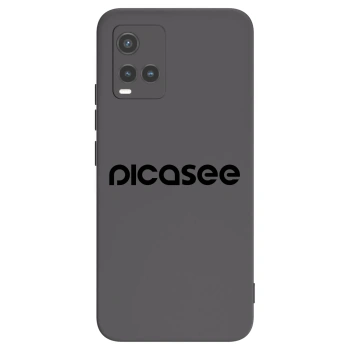 Picasee silikonový černý obal pro Vivo Y33s - Picasee - new logo - black