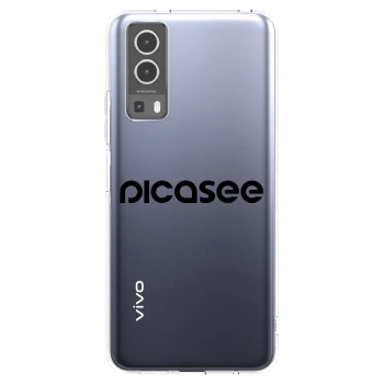 Picasee silikonový průhledný obal pro Vivo Y72 5G - Picasee - new logo - black