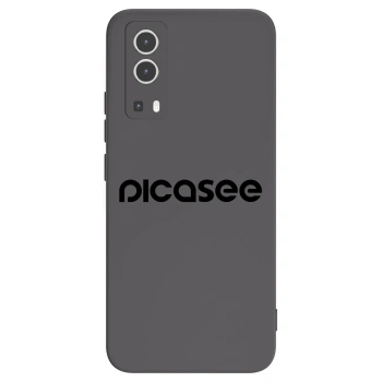 Picasee silikonový černý obal pro Vivo Y72 5G - Picasee - new logo - black