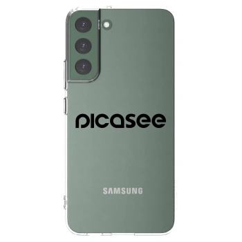 Picasee silikonový průhledný obal pro Samsung Galaxy S22+ 5G - Picasee - new logo - black