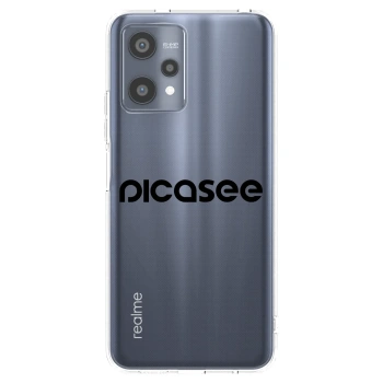 Picasee silikonový průhledný obal pro Realme 9 Pro 5G - Picasee - new logo - black