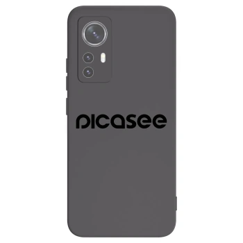 Picasee silikonový černý obal pro Xiaomi 12 - Picasee - new logo - black