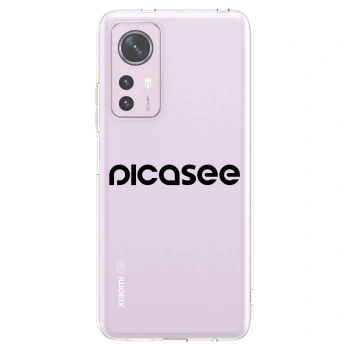 Picasee silikonový průhledný obal pro Xiaomi 12 - Picasee - new logo - black