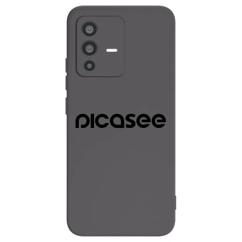 Picasee silikonový černý obal pro Vivo V23 5G - Picasee - new logo - black