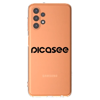 Picasee silikonový průhledný obal pro Samsung Galaxy A13 4G A135 - Picasee - new logo - black