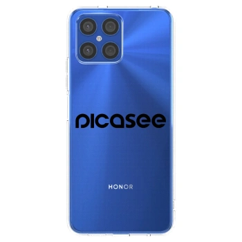 Picasee silikonový průhledný obal pro Honor X8 4G - Picasee - new logo - black