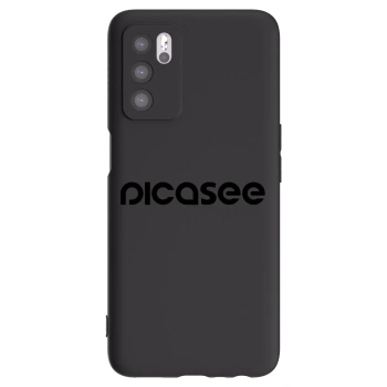 Picasee silikonový černý obal pro OPPO A16s - Picasee - new logo - black