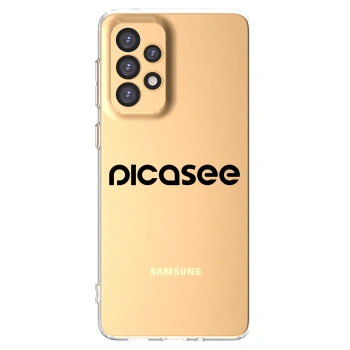 Picasee silikonový průhledný obal pro Samsung Galaxy A33 5G A336 - Picasee - new logo - black
