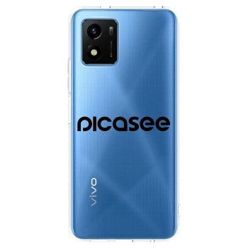 Picasee silikonový průhledný obal pro Vivo Y01 - Picasee - new logo - black