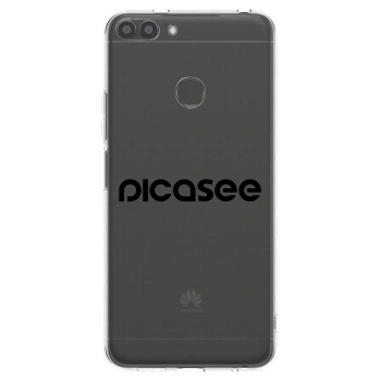 Picasee silikonový průhledný obal pro Huawei P Smart - Picasee - new logo - black
