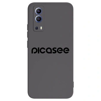 Picasee silikonový černý obal pro Vivo Y52 5G - Picasee - new logo - black