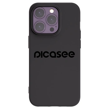 Picasee silikonový černý obal pro Apple iPhone 14 Pro - Picasee - new logo - black