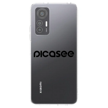 Picasee silikonový průhledný obal pro Xiaomi 12 Lite - Picasee - new logo - black