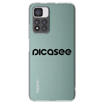 Picasee silikonový průhledný obal pro Xiaomi Redmi Note 11 Pro+ 5G - Picasee - new logo - black