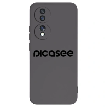 Picasee silikonový černý obal pro Honor 70 - Picasee - new logo - black