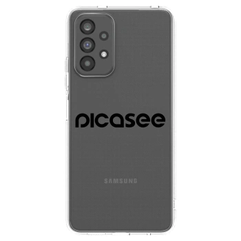 Picasee silikonový průhledný obal pro Samsung Galaxy A73 5G - Picasee - new logo - black