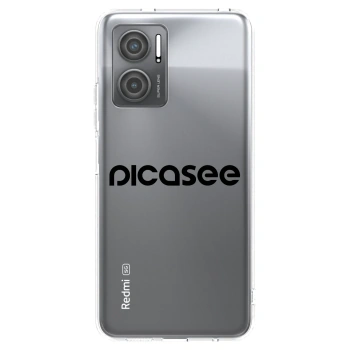 Picasee silikonový průhledný obal pro Xiaomi Redmi 10 5G - Picasee - new logo - black