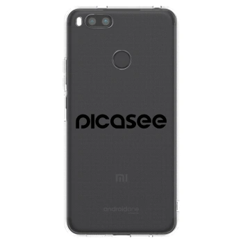 Picasee silikonový průhledný obal pro Xiaomi Redmi A1 - Picasee - new logo - black