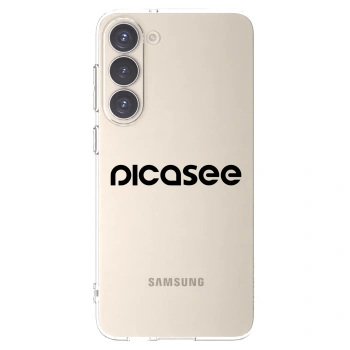 Picasee silikonový průhledný obal pro Samsung Galaxy S23+ 5G - Picasee - new logo - black