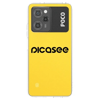 Picasee silikonový černý obal pro Xiaomi Poco X5 Pro - Picasee - new logo - black