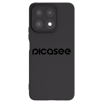 Picasee silikonový černý obal pro Honor X8a - Picasee - new logo - black