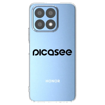 Picasee silikonový průhledný obal pro Honor X8a - Picasee - new logo - black