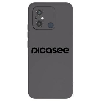 Picasee silikonový černý obal pro Xiaomi Redmi 12C - Picasee - new logo - black