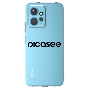 Picasee silikonový průhledný obal pro Xiaomi Redmi Note 12 4G - Picasee - new logo - black