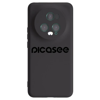 Picasee silikonový černý obal pro Honor Magic5 Pro - Picasee - new logo - black