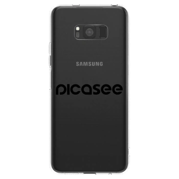Picasee silikonový průhledný obal pro Samsung Galaxy S8 G950F - Picasee - new logo - black