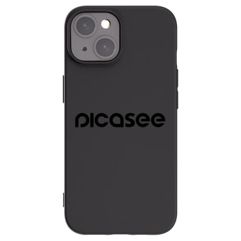 Picasee silikonový černý obal pro Apple iPhone 15 - Picasee - new logo - black