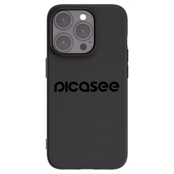 Picasee silikonový černý obal pro Apple iPhone 15 Pro - Picasee - new logo - black